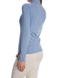 J.LINDEBERG SWEATER CINDY QUARTER ZIP MID LAYER RAIN WASHED