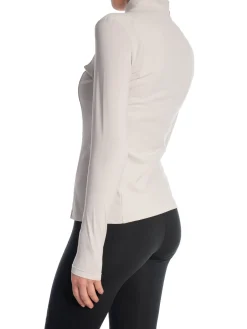 J.LINDEBERG SWEATER CINDY QUARTER ZIP MID LAYER MOONBEAM