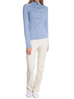 J.LINDEBERG SWEATER CINDY QUARTER ZIP MID LAYER RAIN WASHED