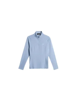 J.LINDEBERG SWEATER CINDY QUARTER ZIP MID LAYER RAIN WASHED