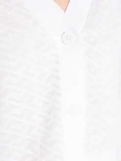 J.LINDEBERG SWEATER HANNA KNITTED CARDIGAN WHITE