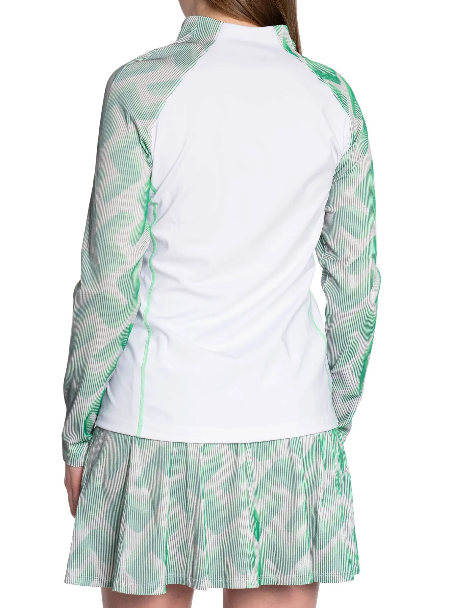 J.LINDEBERG SWEATER JUNE GOLF MID LAYER WHITE