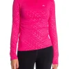 J.LINDEBERG SWEATER LAURYN DEBOSS MID LAYER PINK