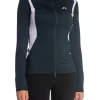 J.LINDEBERG TOP MAE ZIP MID LAYER NAVY