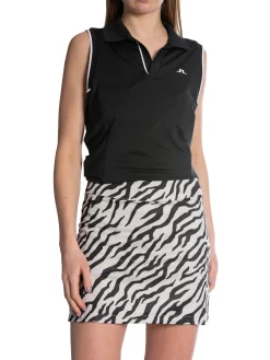 J.LINDEBERG TOP VIOLA SLEEVELESS BLACK