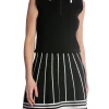 J.LINDEBERG VEST RAMONA KNITTED POLO SHIRT BLACK