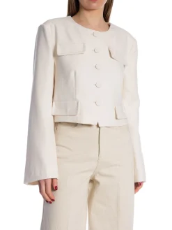 KAREN BY SIMONSEN BLAZER ULTIMA SHORT EGRET