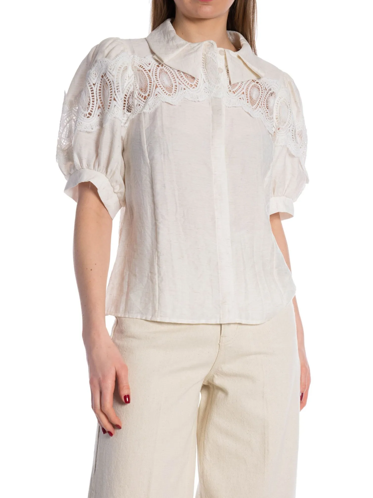 KAREN BY SIMONSEN BLOUSE URITH FROSTY EGRET