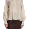 KAREN BY SIMONSEN BLOUSE TALIA EGRET