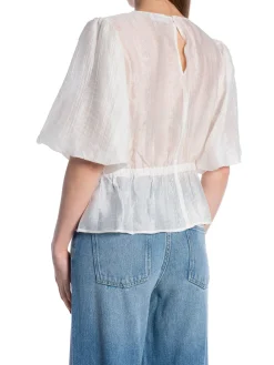 KAREN BY SIMONSEN BLOUSE UMAMI BRIGHT WHITE