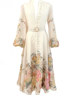 KLÄNNING ROBE L5001 APRICOT