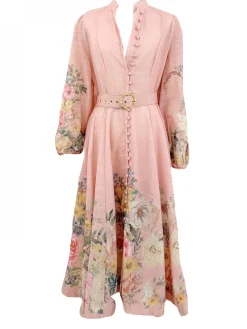 KLÄNNING ROBE L5001 PINK