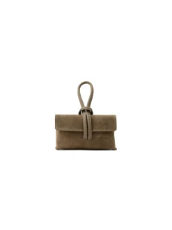 LATALIA BAG BARLETTA SUEDE TAUPE