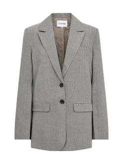 LEVETE ROOM BLAZER INFINITY 1 TAUPE GRAY CO