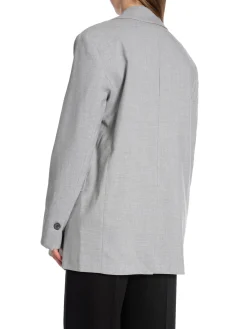 LEVETE ROOM BLAZER WESLEY 1 LIGHT GREY MEL