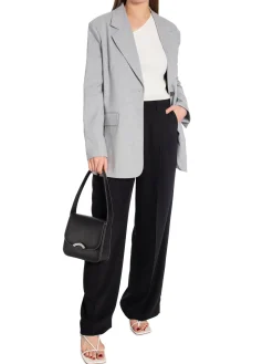 LEVETE ROOM BLAZER WESLEY 1 LIGHT GREY MEL