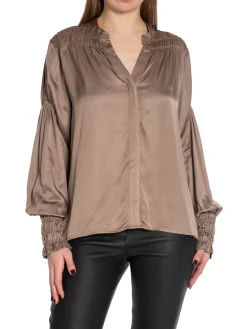 LEVETE ROOM BLOUSE ESTEL WALNUT