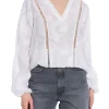 LEVETE ROOM BLOUSE FENNA WHITE
