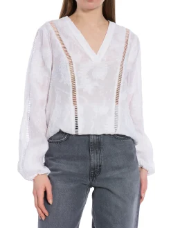 LEVETE ROOM BLOUSE FENNA WHITE