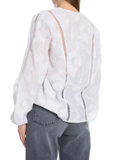 LEVETE ROOM BLOUSE FENNA WHITE