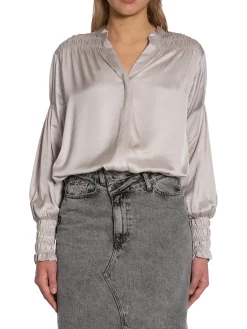 LEVETE ROOM BLOUSE LR ESTEL ICEY GREY