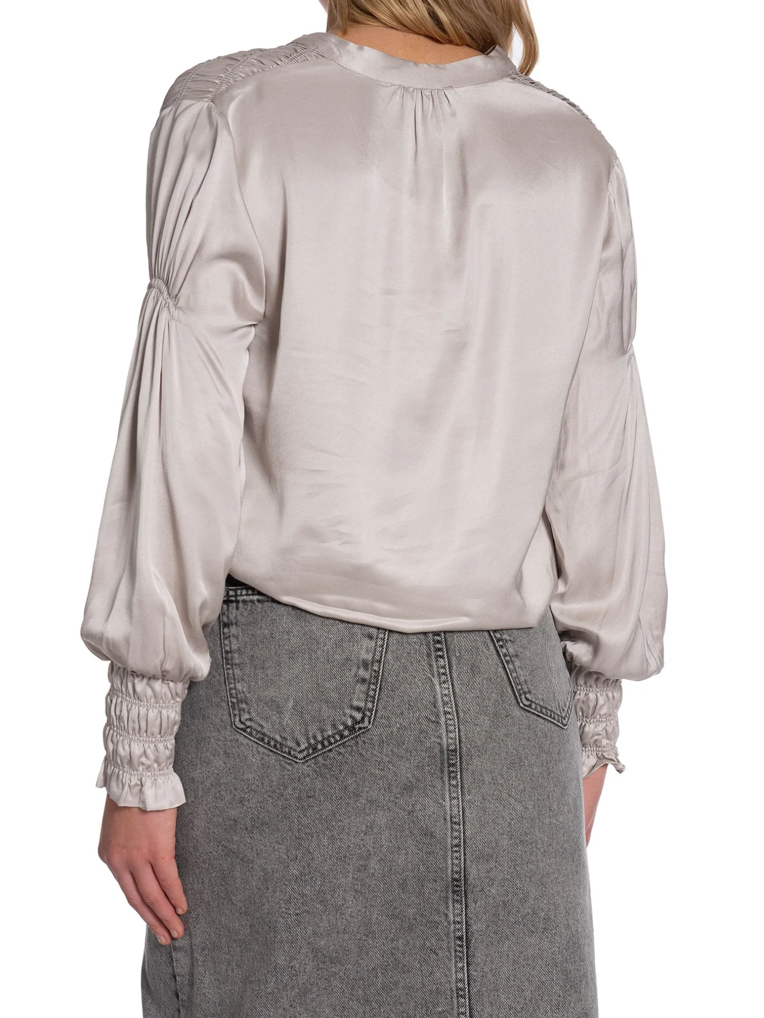 LEVETE ROOM BLOUSE LR ESTEL ICEY GREY