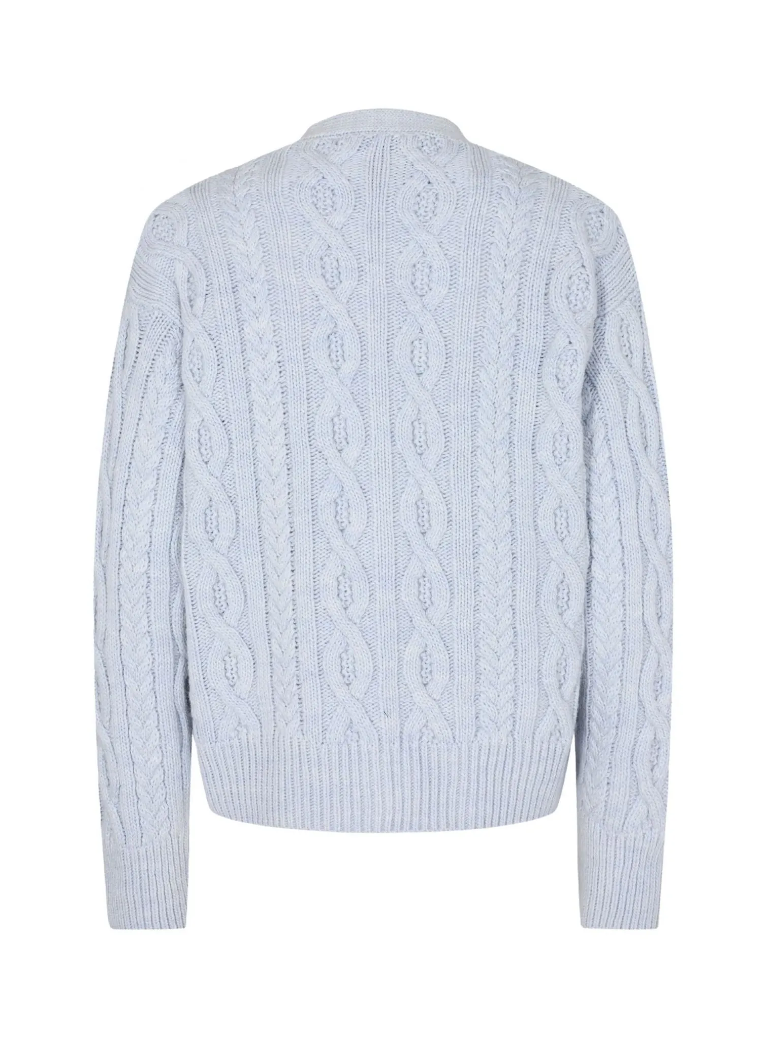 LEVETE ROOM CARDIGAN KALIMA 22 HEATHER BLUE