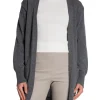 LEVETE ROOM CARDIGAN WINNI 1 DARK GREY MEL