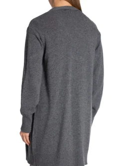 LEVETE ROOM CARDIGAN WINNI 1 DARK GREY MEL