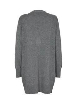 LEVETE ROOM CARDIGAN WINNI 1 DARK GREY MEL