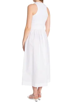LEVETE ROOM DRESS BEATA WHITE