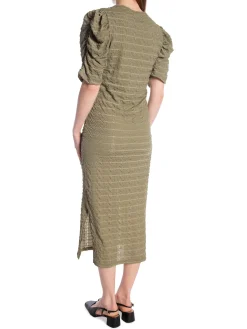 LEVETE ROOM DRESS KALLE 2 DARK MOSS