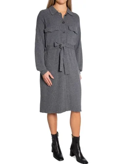 LEVETE ROOM DRESS LR-WINNI 1 DARK GREY MEL