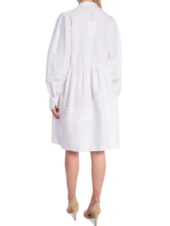 LEVETE ROOM DRESS ROBBYN 2 WHITE