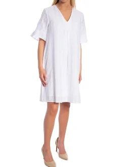 LEVETE ROOM DRESS SADDIE WHITE