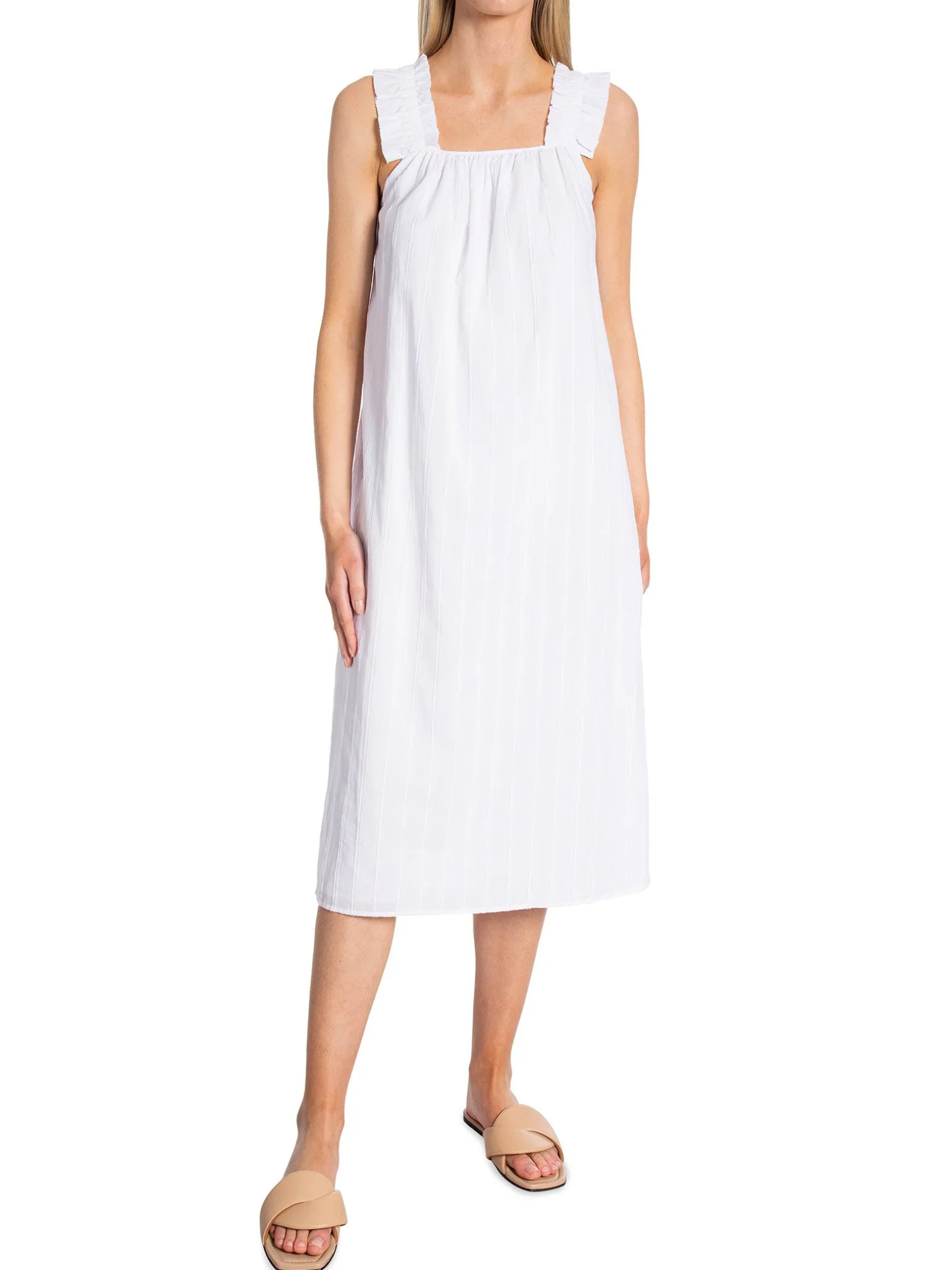 LEVETE ROOM DRESS SAM WHITE