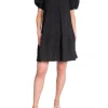 LEVETE ROOM DRESS SEREINA BLACK COMBI