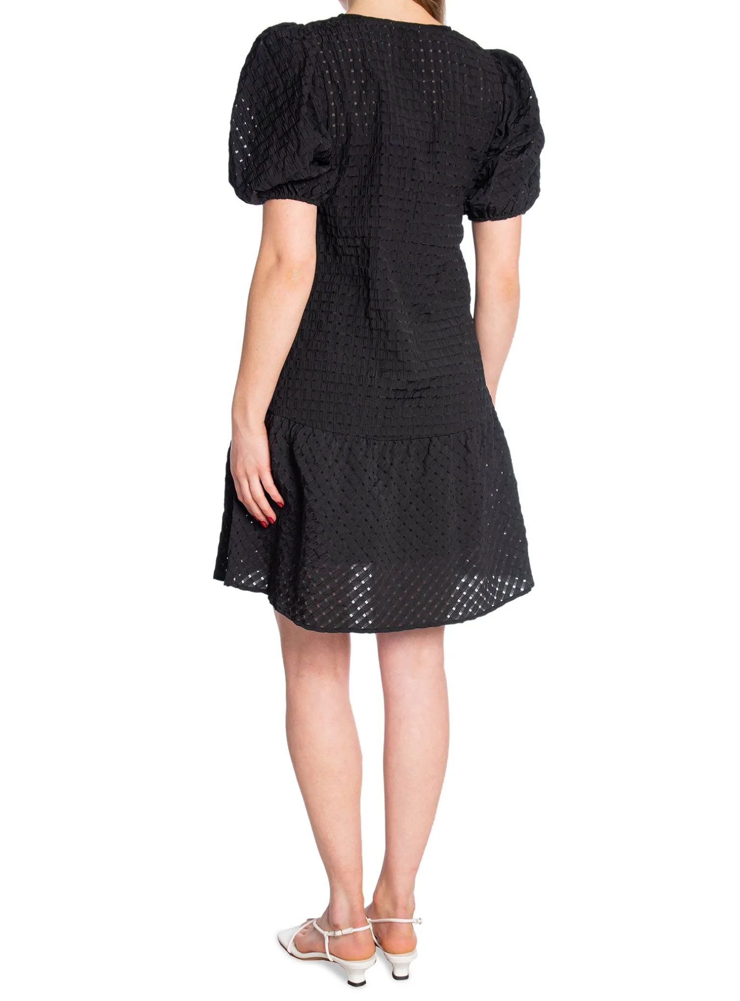LEVETE ROOM DRESS SEREINA BLACK COMBI