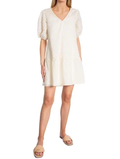 LEVETE ROOM DRESS SERINA BLACK COMBI