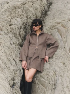 LEVETE ROOM JACKET OWA 28 MOREL MOLANGE