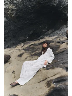 LEVETE ROOM PANTS KERRY 3 STAR WHITE