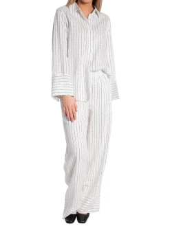 LEVETE ROOM PANTS KERRY 3 STAR WHITE