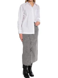 LEVETE ROOM SHIRT LR BRADIE SHIRT WHITE