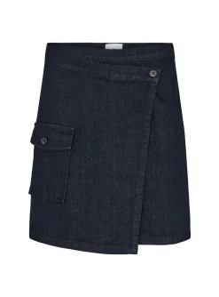 LEVETE ROOM SKIRT AIDA DARK BLUE