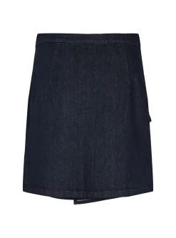LEVETE ROOM SKIRT AIDA DARK BLUE