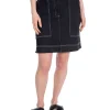 LEVETE ROOM SKIRT FREJA DARK NAVY