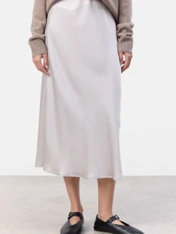 LEVETE ROOM SKIRT LE ESTEL SKIRT ICEY GREY