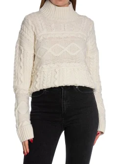 LEVETE ROOM SWEATER KALIMA 20 ANTIQUE WHITE