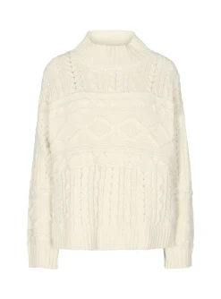 LEVETE ROOM SWEATER KALIMA 20 ANTIQUE WHITE