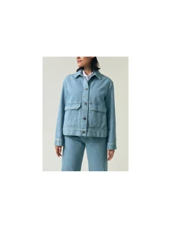 LEXINGTON DENIM JACKET SHORT LIGHT BLUE